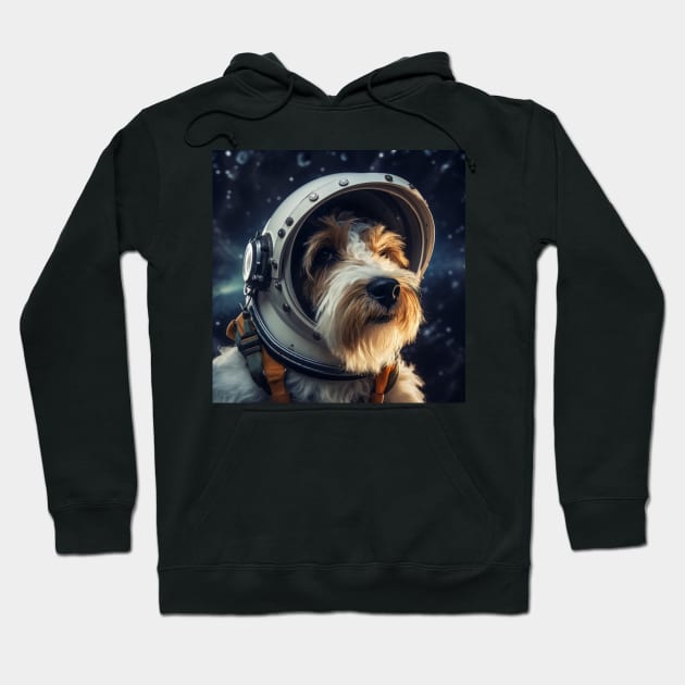 Astro Dog - Wire Fox Terrier Hoodie by Merchgard